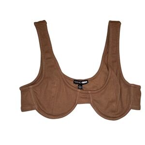 Fashion nova pullon underwire bra Large NWT Stay True